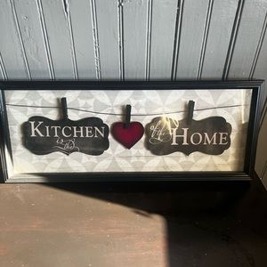Older kitchen/house sign